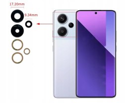 Szkło aparatu szkiełko osłona obiektywów wklejka Xiaomi Note 13 Pro Plus 5G