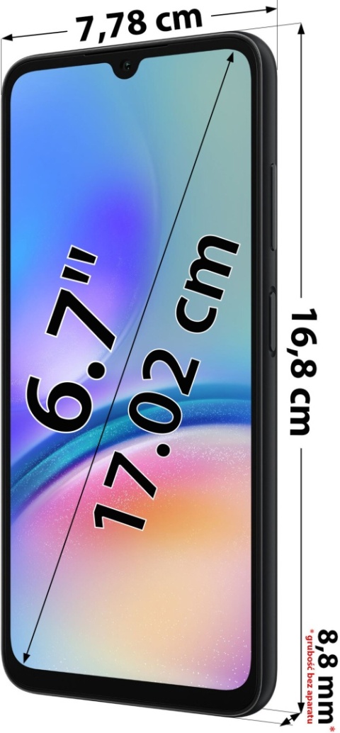 Smartfon Samsung Galaxy A05s 4/64GB 6.7" SM-A057 – Czarny Smartfon Samsung Galaxy A05s 4/64GB 6.7" SM-A057 – Czarny