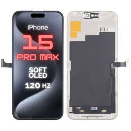 Wyświetlacz Soft OLED 120 Hz Apple iPhone 15 Pro Max Gratis narzędzia wklejka LCD Ekran