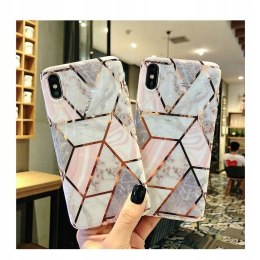 Etui TECH-PROTECT MARBLE SAMSUNG A72 PINK