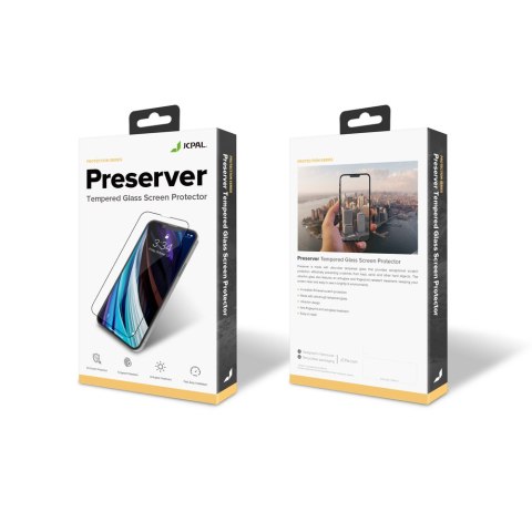 SZKŁO JCPAL PRESERVER 9H 5D FULL COVER IPHONE 14