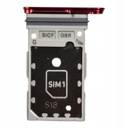 Tacka SIM Samsung Galaxy S25 / S25 Plus Oryginalna Szufladka Czerwona