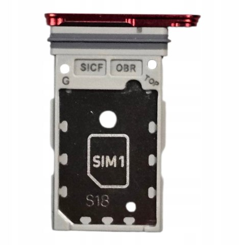 Tacka SIM Samsung Galaxy S25 / S25 Plus Oryginalna Szufladka Czerwona Tacka SIM Samsung Galaxy S25 / S25 Plus Oryginalna Szufladka Czerwona