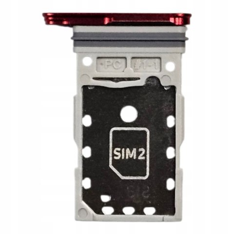 Tacka SIM Samsung Galaxy S25 / S25 Plus Oryginalna Szufladka Czerwona Tacka SIM Samsung Galaxy S25 / S25 Plus Oryginalna Szufladka Czerwona
