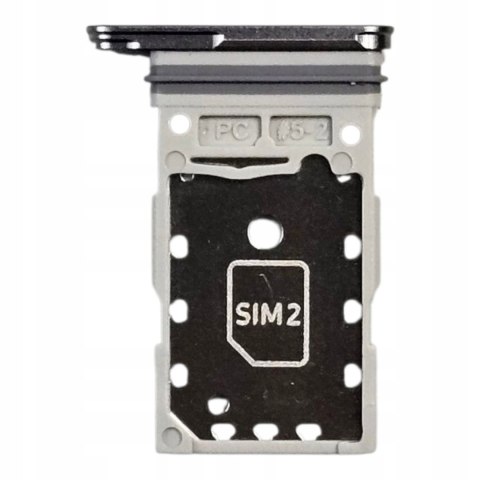 Tacka SIM Samsung Galaxy S25 S25 Plus Oryginalna Szufladka na kartę Srebrna Tacka SIM Samsung Galaxy S25 S25 Plus Oryginalna Szufladka na kartę Srebrna