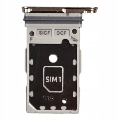 Tacka SIM Samsung Galaxy S25 / S25 Plus Oryginalna Szufladka na kartę Złota Tacka SIM Samsung Galaxy S25 / S25 Plus Oryginalna Szufladka na kartę Złota
