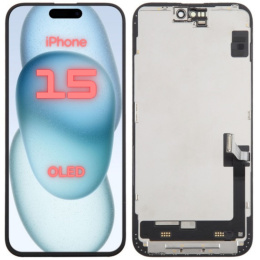 Wyświetlacz OLED Apple iPhone 15 Gratis narzędzia wklejka LCD Ekran