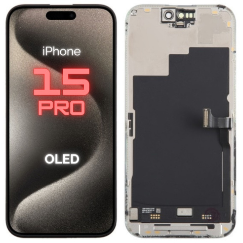 Wyświetlacz OLED Apple iPhone 15 Pro Gratis narzędzia wklejka LCD Ekran Wyświetlacz OLED Apple iPhone 15 Pro Gratis narzędzia wklejka LCD Ekran