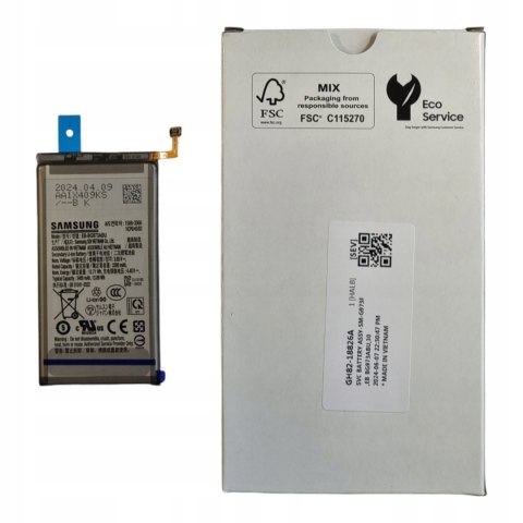 Bateria Samsung Galaxy S10 G973 Nowa Oryginalna Service Pack 3400mAh Bateria Samsung Galaxy S10 G973 Nowa Oryginalna Service Pack 3400mAh